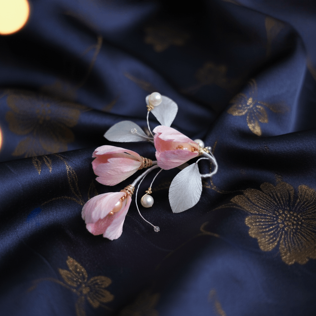 朝露 · 绯烟簪 - Auraliasilk